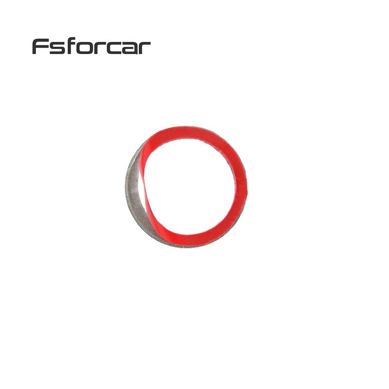 Fsforcar Carbon Fiber Car Engine Start Stop Ignition Key Ring Decorative Sticker for Compatible with BMW E90 E92 E93 3 Series Engine Start Button Cover (Mixed Color) - Image 3